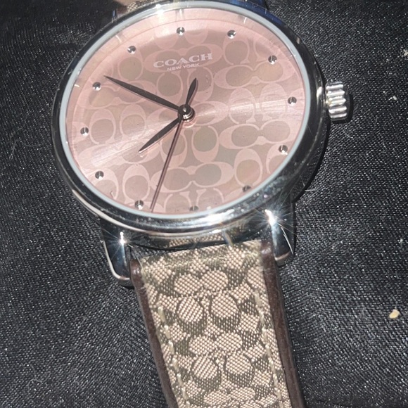 NWT COACH Women’s Grand ROSE DIAL SIGNATURE ORNO- W- SS - ROU- PIN - 8 -MCKFA - Picture 2 of 8